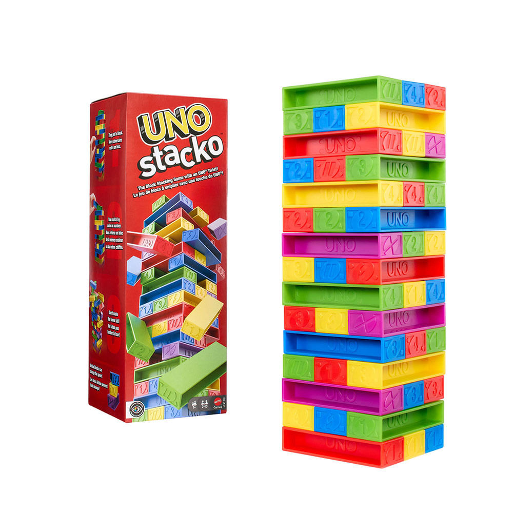 Juego de Mesa UNO Stacko Segunda Versión