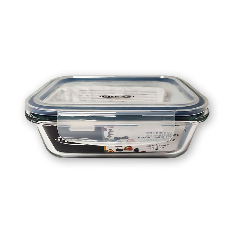 Refractario con Tapa de Plastico 370ml