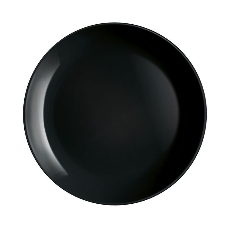 Luminarc Plato Bajo Diwali Negro 25cm