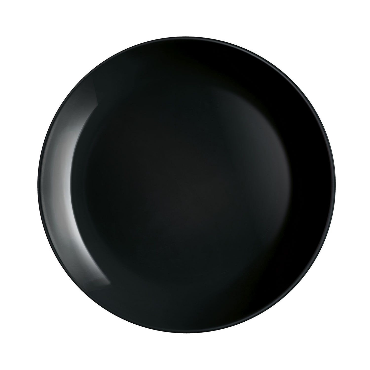 Luminarc Plato Bajo Diwali Negro 25cm