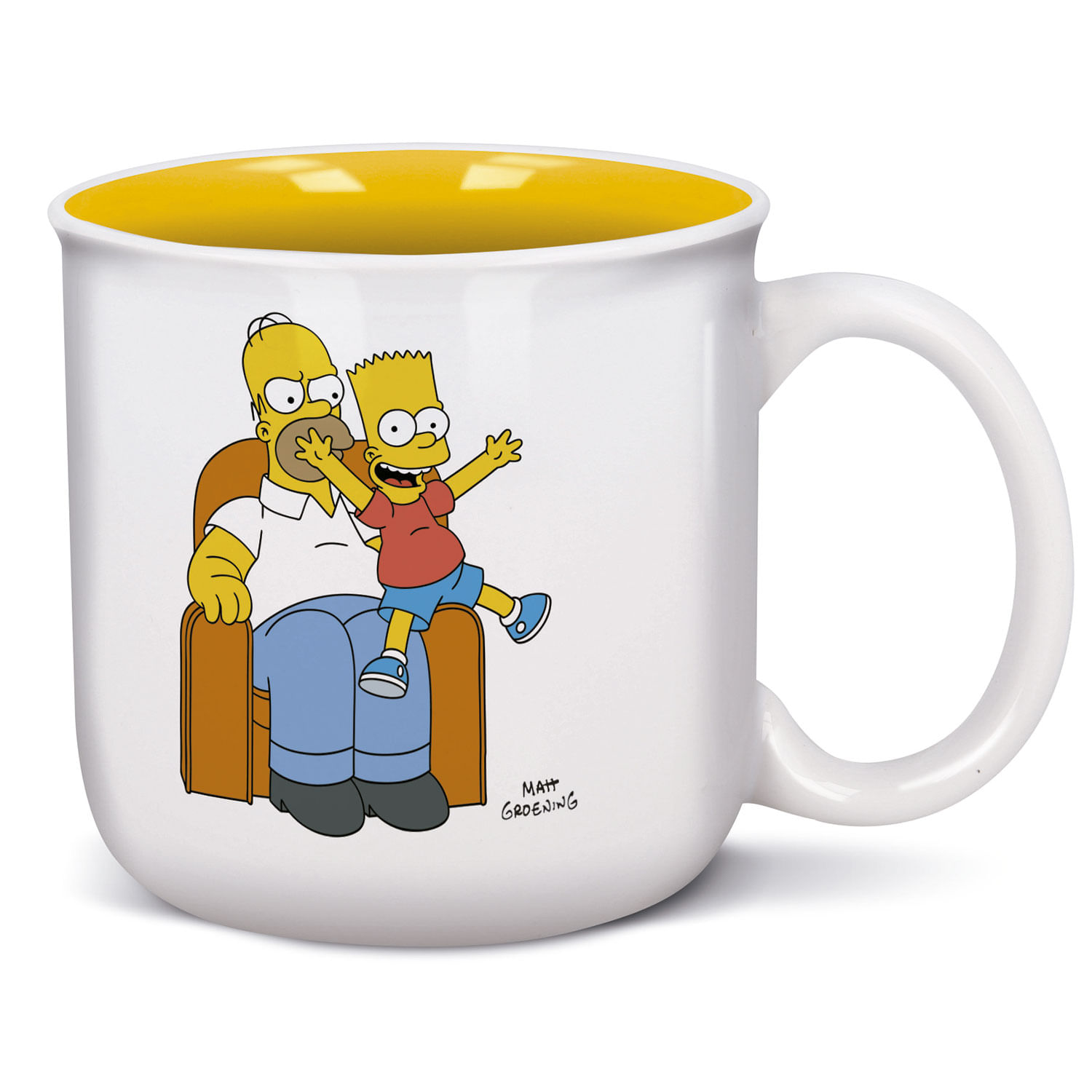 Mug Ceramica Homero & Bart Simpson 414ml