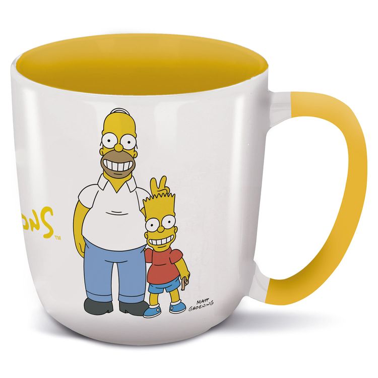 Mug Ceramica Homero & Bart 384ml