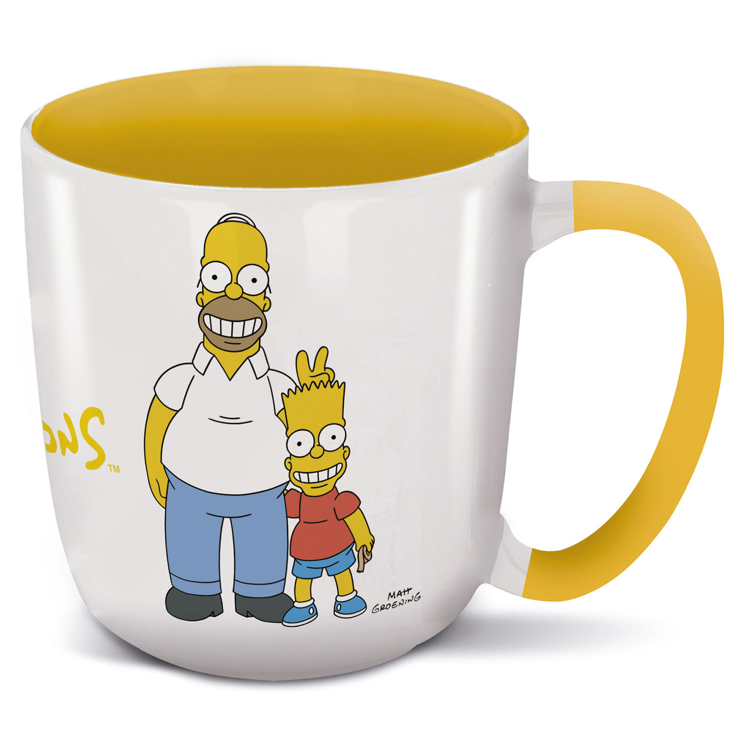 Mug Ceramica Homero & Bart 384ml