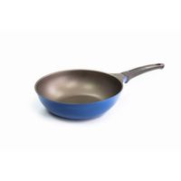 Wok Roichen con Mango 26cm Azul Natural