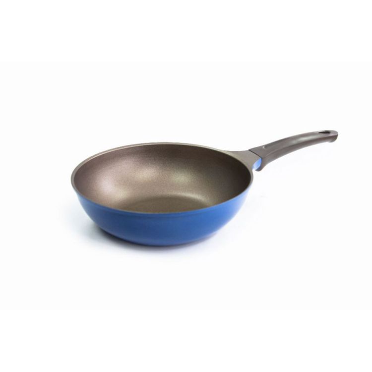 Wok Roichen con Mango 26cm Azul Natural