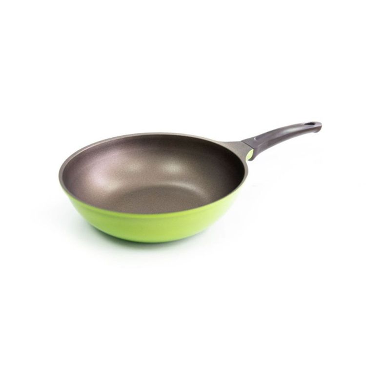 Wok Roichen con Mango 28cm Verde Pistacho Natural