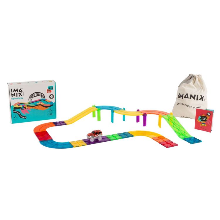 Set Magnético Pista de Carrera 22 Piezas