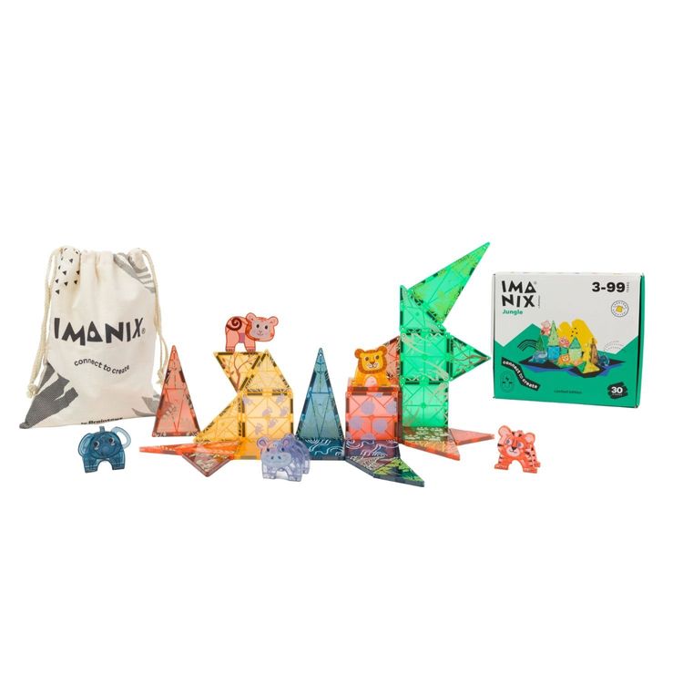 Set Magnético Jungla 30 Piezas