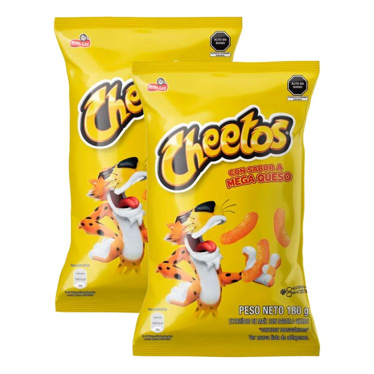 Twopack Cheetos Mega Queso 180g