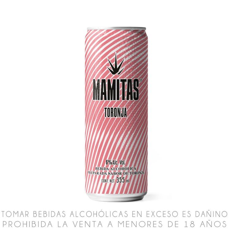 Bebida Ready to Drink Mamitas Toronja Lata 355ml