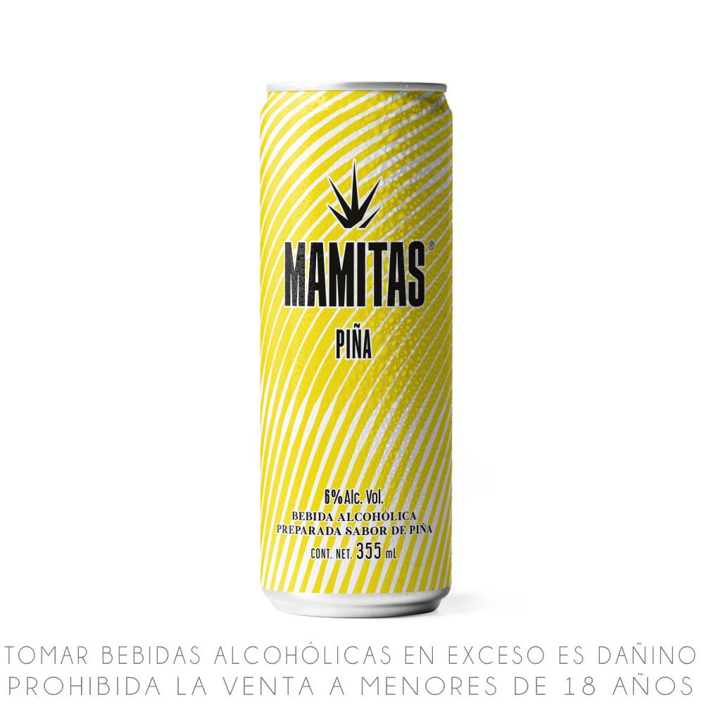 Bebida Ready to Drink Mamitas Piña Lata 355ml