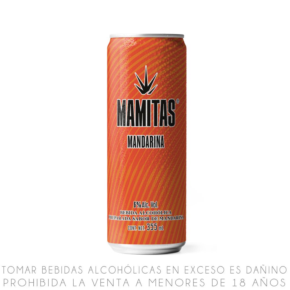 Bebida Ready to Drink Mamitas Mandarina Lata 355ml