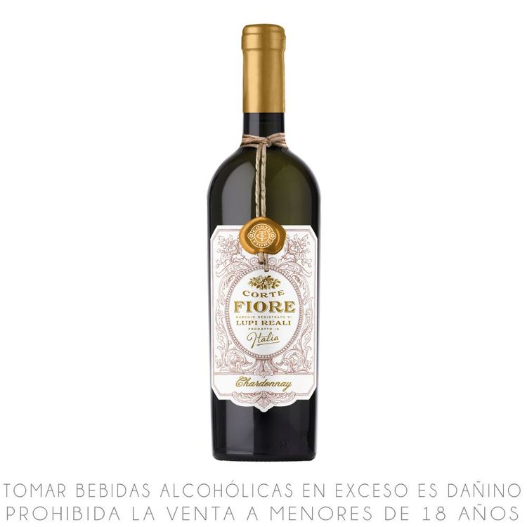 Vino Blanco Chardonnay Corte Fiore Botella 750ml