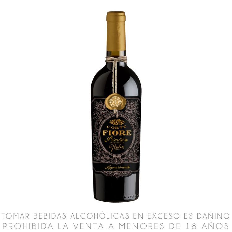 Vino Tinto Primitivo Corte Fiore Botella 750ml