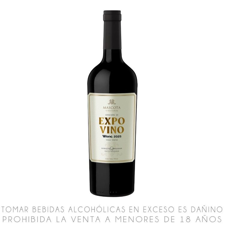 Vino Tinto La Mascota Expovino 2025 Botella 750ml