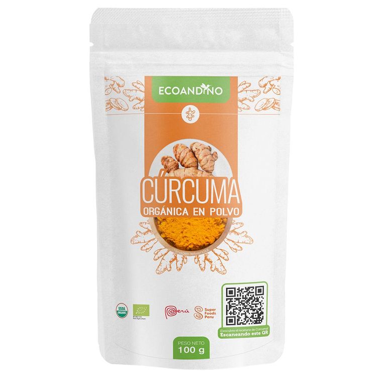Cúrcuma Orgánica en Polvo Ecoandino 100g