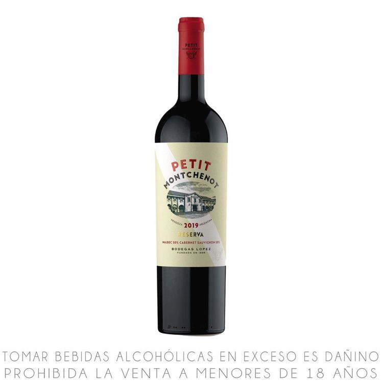 Vino Tinto Blend Petit Montchenot Reserva Botella 750ml