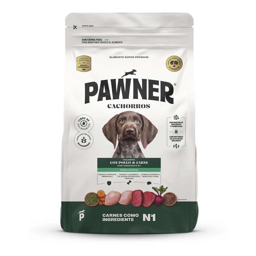 Alimento Pawner Dog Pollo Carne 3Kg