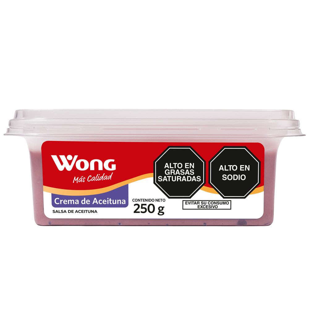 Crema de Aceituna Wong 250g