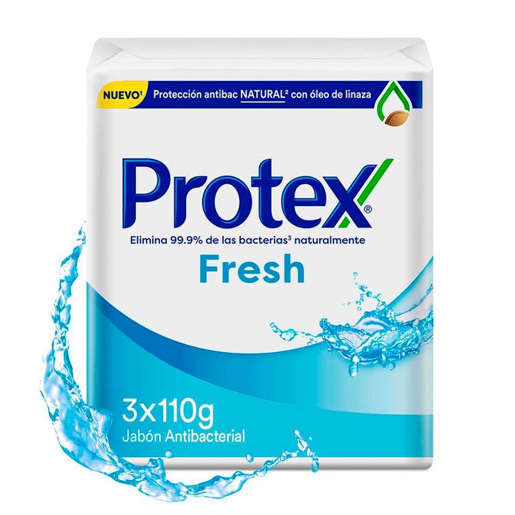 Tripack Jabón en Barra Protex Fresh 110g