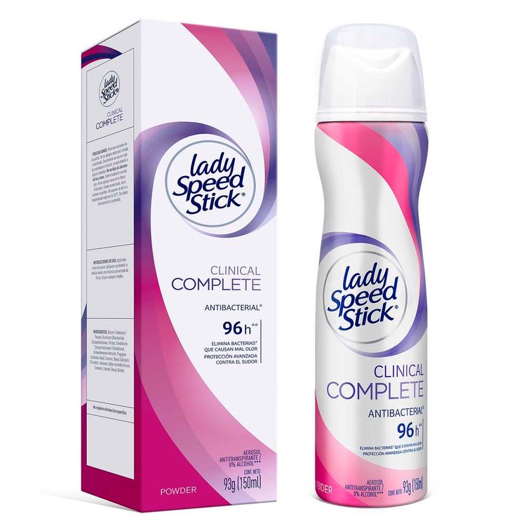 Desodorante en Aerosol Lady Speed Stick Clinical Complete 150ml