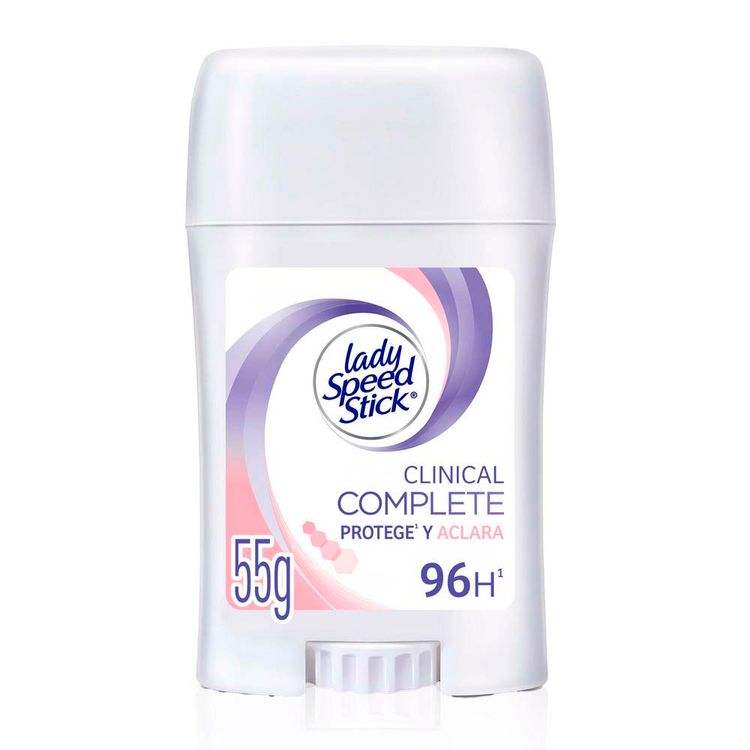 Desodorante Mujer Lady Speed Stick Protege Aclara 55g