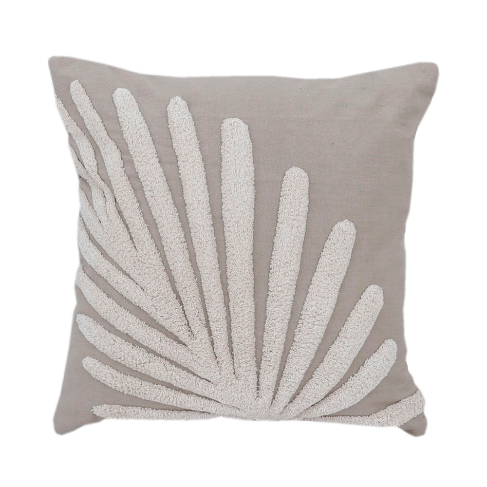 Cojin Krea Tufted Nativa 45x45cm