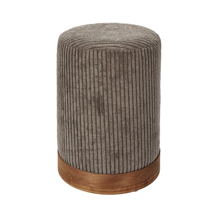 Pouf M+Design Scott Cotele 30x40cm Gris