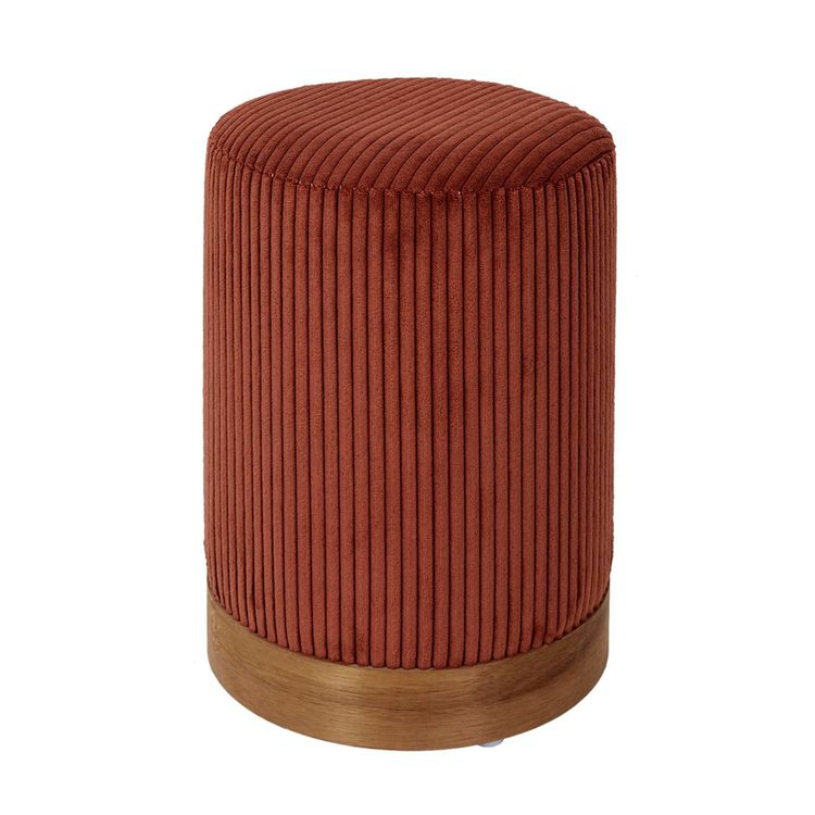 Pouf M+Design Scott Cotele 30x40cm Terracota
