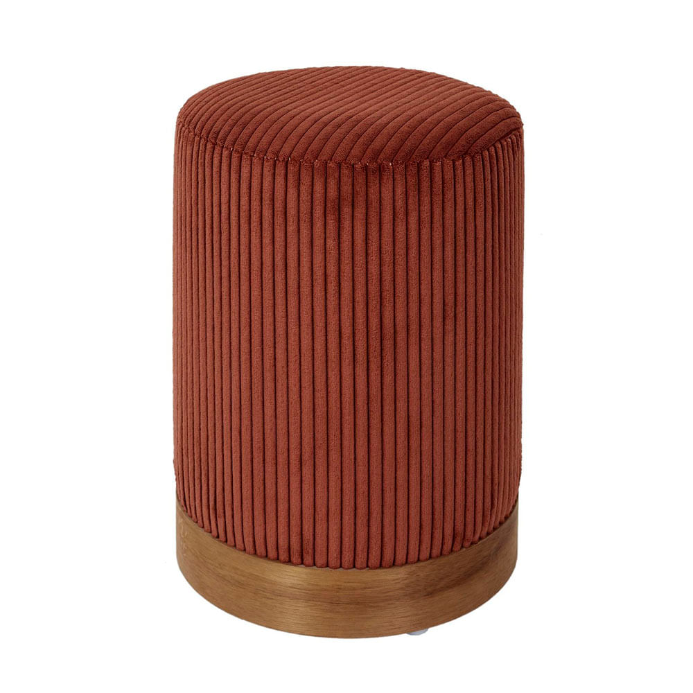 Pouf M+Design Scott Cotele 30x40cm Terracota