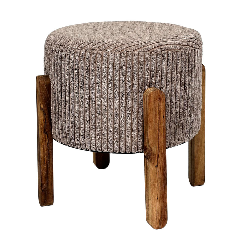 Pouf M+Design Scott 35.5x35cm Gris