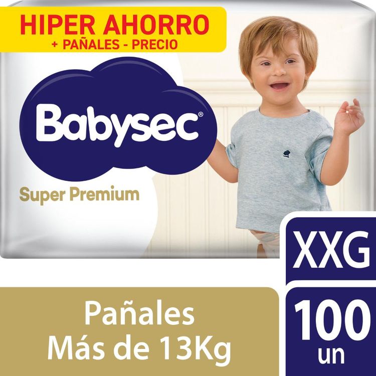 Pañales Babysec Super Premium Talla XXG 100un