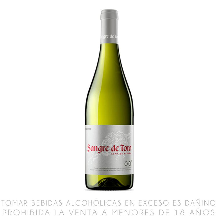 Vino Blanco Sin Alcohol Sangre de Toro 0% Botella 750ml