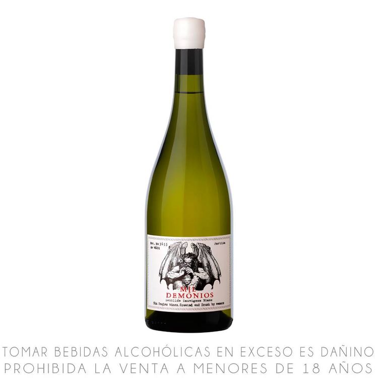Vino Blanco Blend Mil Demonios Botella 750ml