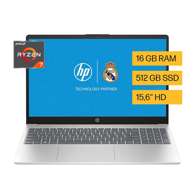 Laptop HP R7 7730U 16GB 512GB 15.6