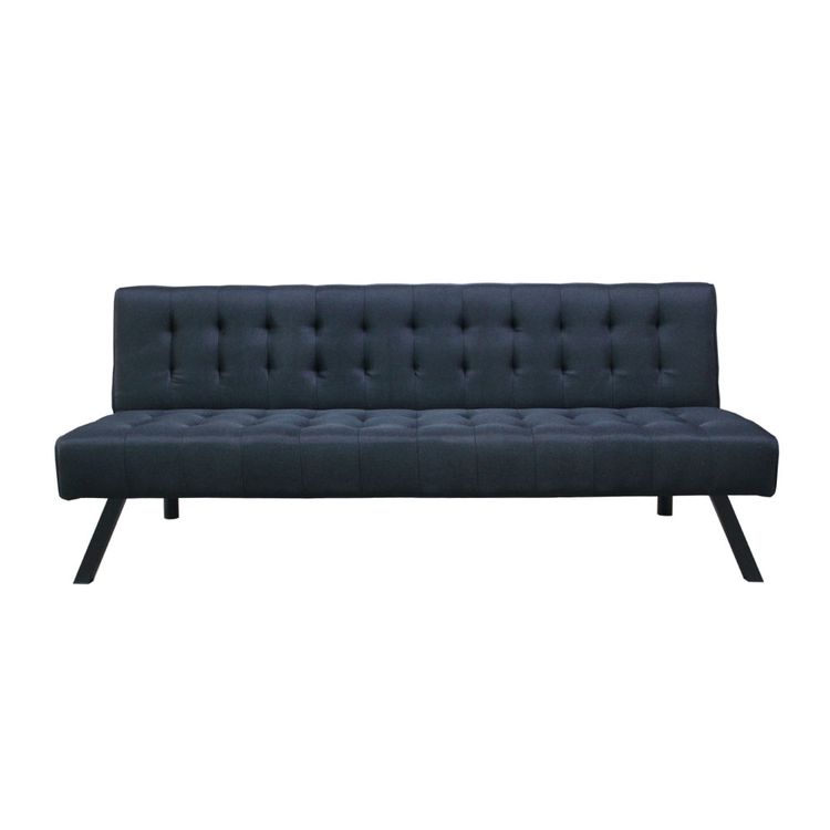 Futón Ambiente M+Design 2.0 180x86x77cm Tela Negro