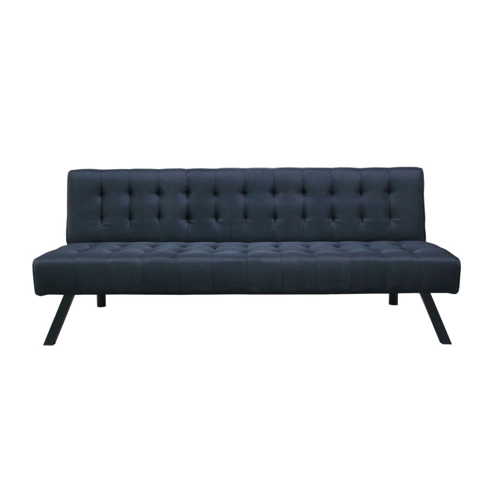 Futón Ambiente M+Design 2.0 180x86x77cm Tela Negro