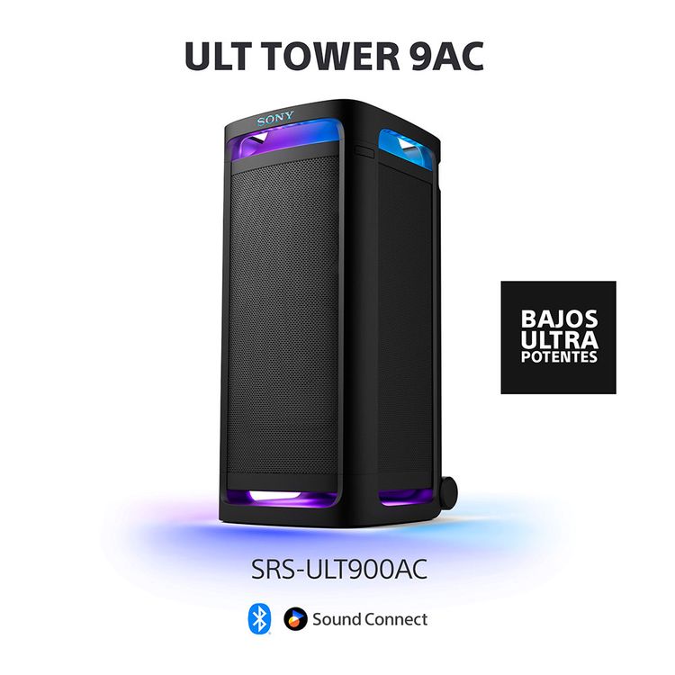 Parlante BT Sony ULT Tower 9 AC para fiestas
