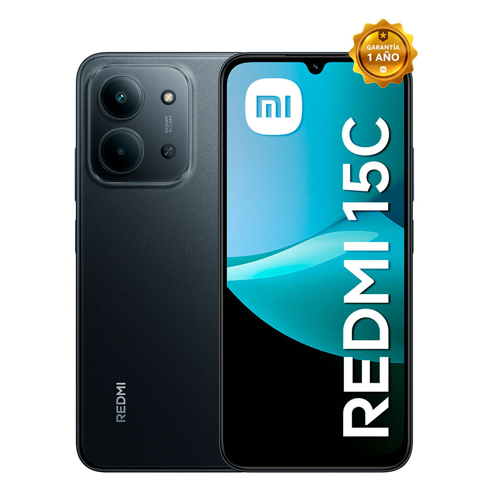 Smartphone Xiaomi Redmi15C MIDNIGHT Black 4GB RAM 256GB