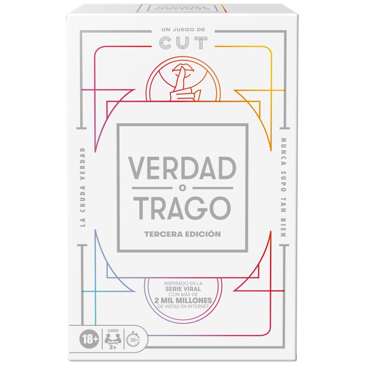 Juego de Mesa Hasbro Games Verdad o Trago TRUTH OR DRINK