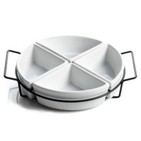 Fuente de Servir Gibson de 4 Compartimentos