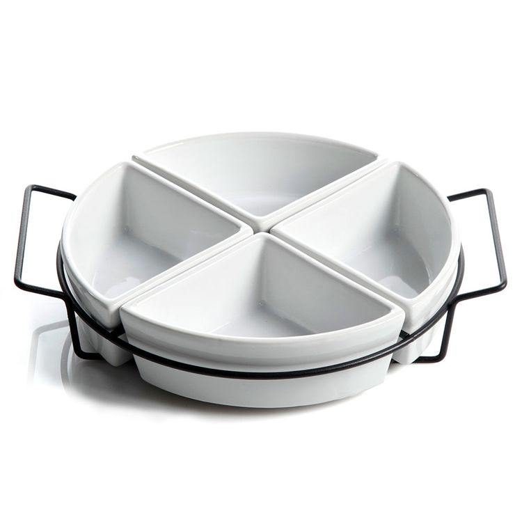 Fuente de Servir Gibson de 4 Compartimentos