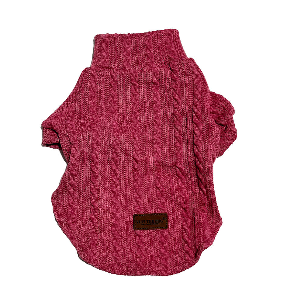 Ropa Yupi The Pug Chompa Rosa Talla 4