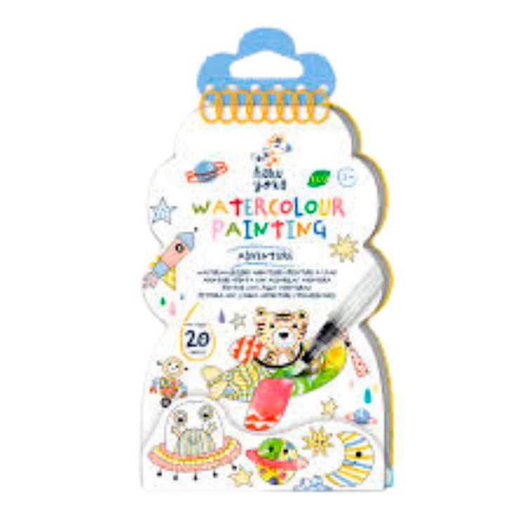 Libro Haku Yoka para Pintar Efecto Acuarela Travel