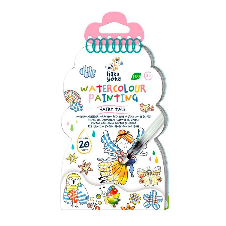 Libro Haku Yoka para Pintar con Agua Efecto Acuare