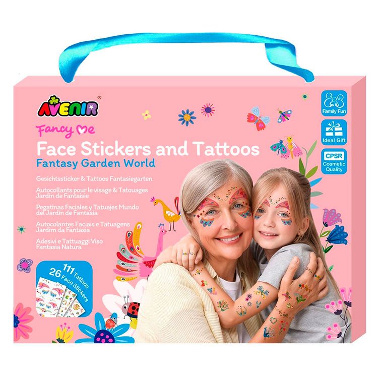 Stickers Avenir Faciales y Tatuajes Jardín de F