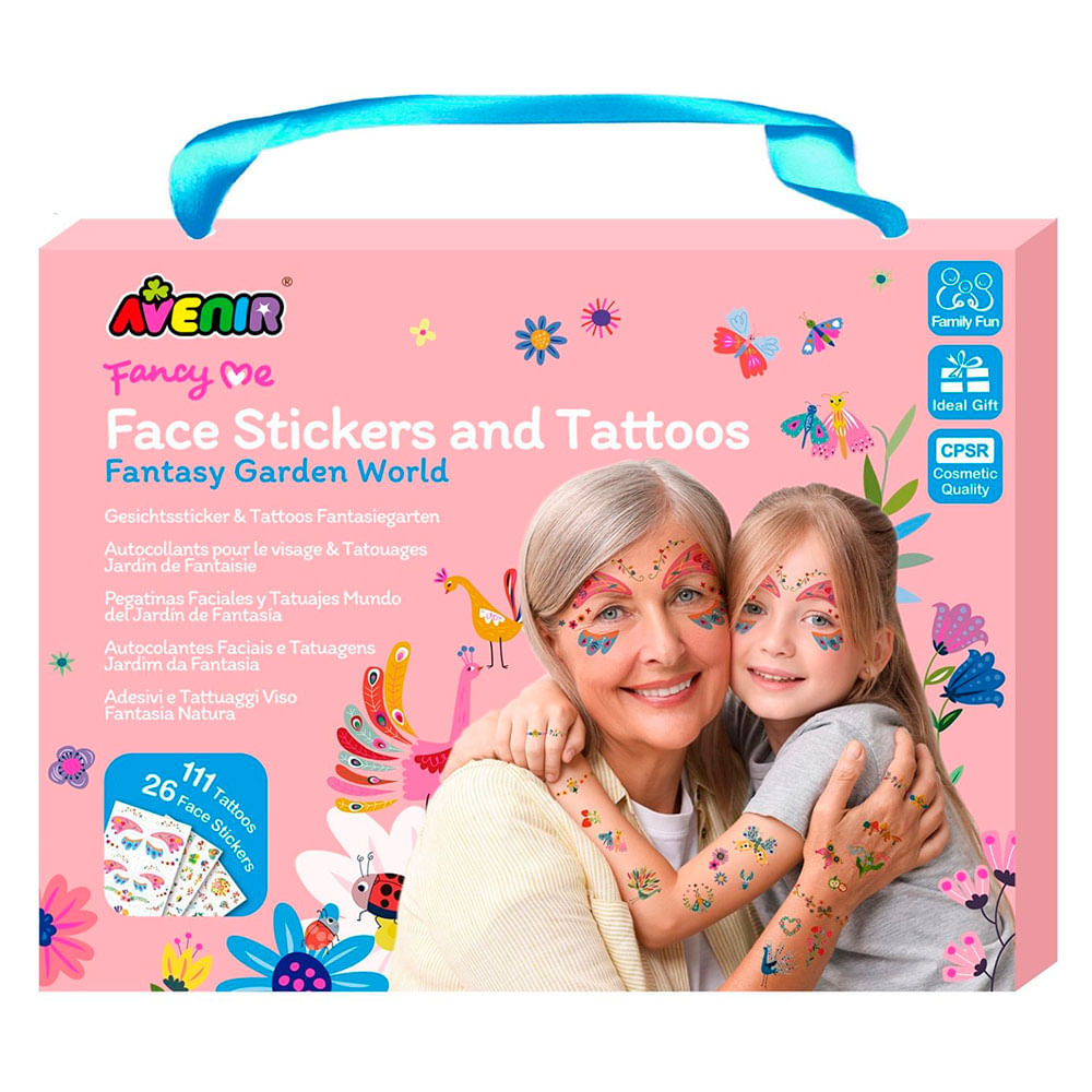 Stickers Avenir Faciales y Tatuajes Jardín de F