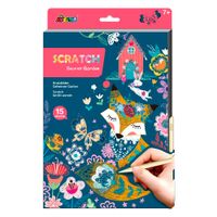 Libro A4 Avenir para Raspar Modelo Jardín Secre
