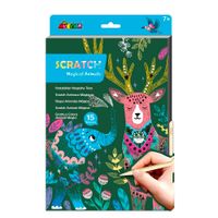Libro A4 Avenir para Raspar Modelo Animales Mág
