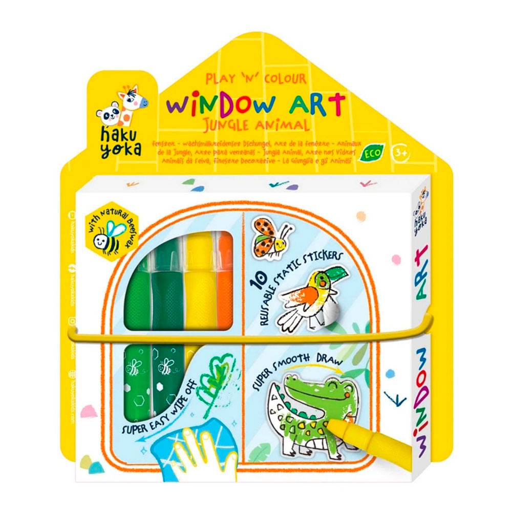 Stickers de Animales Haku Yoka para Ventana 10 Modelos